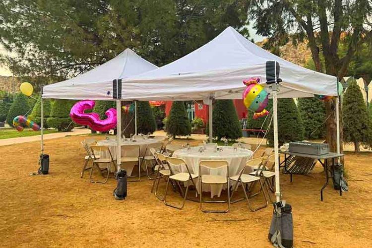 tentes se paidiko party keratsini